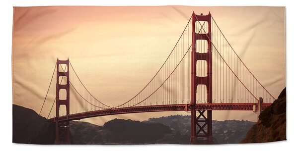 Ručník SABLIO - Golden Gate 2 30x50 cm
