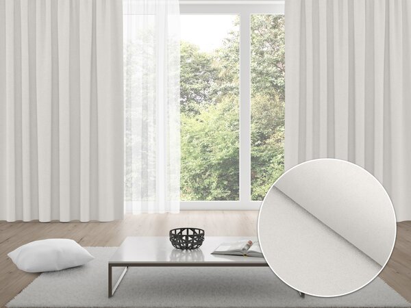 Biante Zatemňovací závěs Blackout BKS-403 Světle šedobéžový - šířka 140 cm 140x150 cm