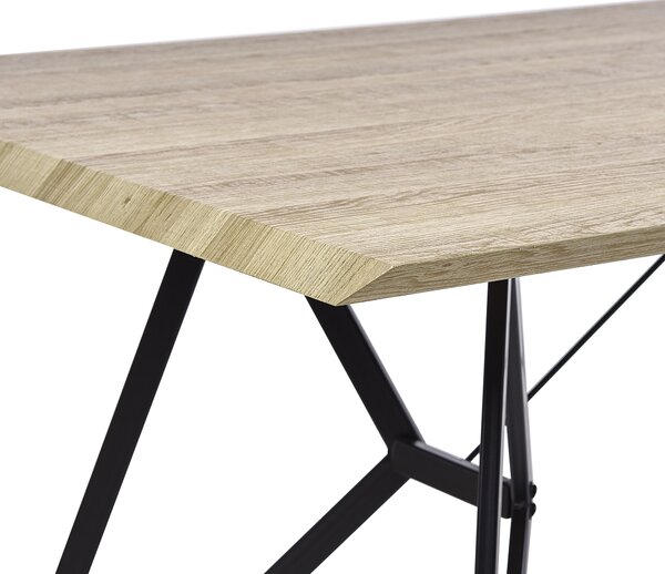 Jídelní stůl BUSCOT Světle hnědá 160 cm 90 cm