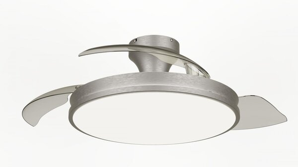 PH 8721103096081 Atlas DC stropní ventilátor a svítidlo 28W+35W nikl - PHILIPS