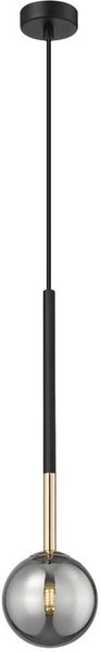 Zuma Line Arcturus závěsné svítidlo 1x4 W černá-zlatá P0574-01F-SDFZ
