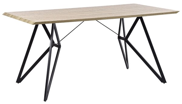 Jídelní stůl BUSCOT Světle hnědá 160 cm 90 cm