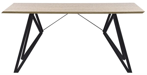 Jídelní stůl BUSCOT Světle hnědá 160 cm 90 cm
