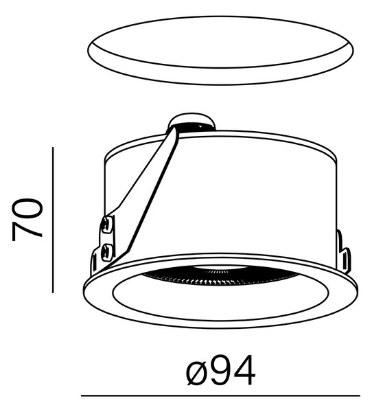 AQform designová venkovní zapuštěná svítidla Only Round Mini