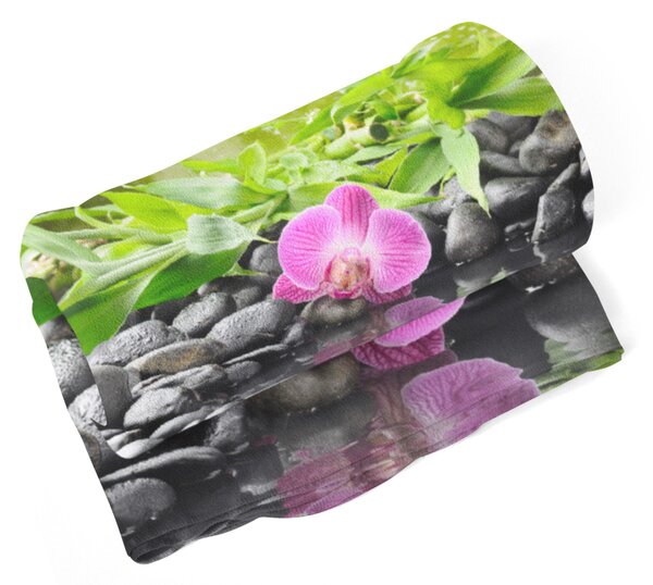 Deka SABLIO - Růžová orchidej 150x120 cm