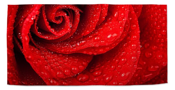 Sablio Ručník Květ růže - 70x140 cm