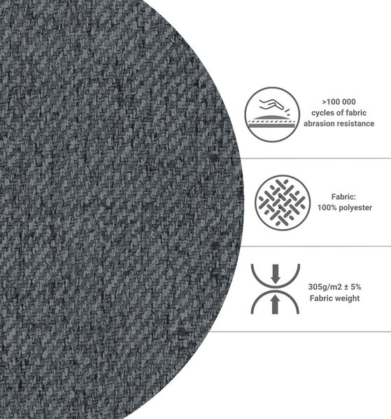 Boxspring postel s úložným prostorem v šedo-přírodní barvě 180x200 cm Faro – Maison de Rêve