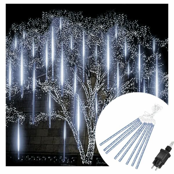 LED rampouchy 8ks - 7,2m, 288LED, IP44, studená bílá