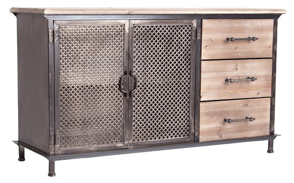 Komoda portnew 120 x 40 cm tmavě šedá