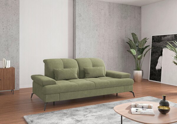 TŘÍMÍSTNÁ POHOVKA, textil, světle zelená Sit & More - Pohovky, Online Only