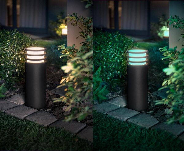 PH 8721103118691 Hue Lucca venkovní podstavcové LED svítidlo A60 WCA antracit 1000-20000K RGB - PHILIPS