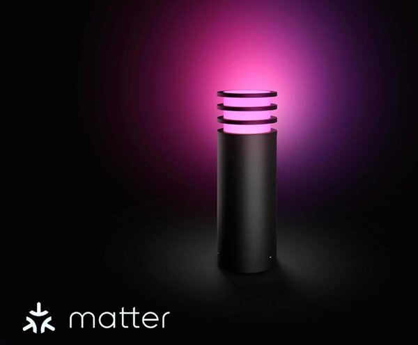 PH 8721103118691 Hue Lucca venkovní podstavcové LED svítidlo A60 WCA antracit 1000-20000K RGB - PHILIPS