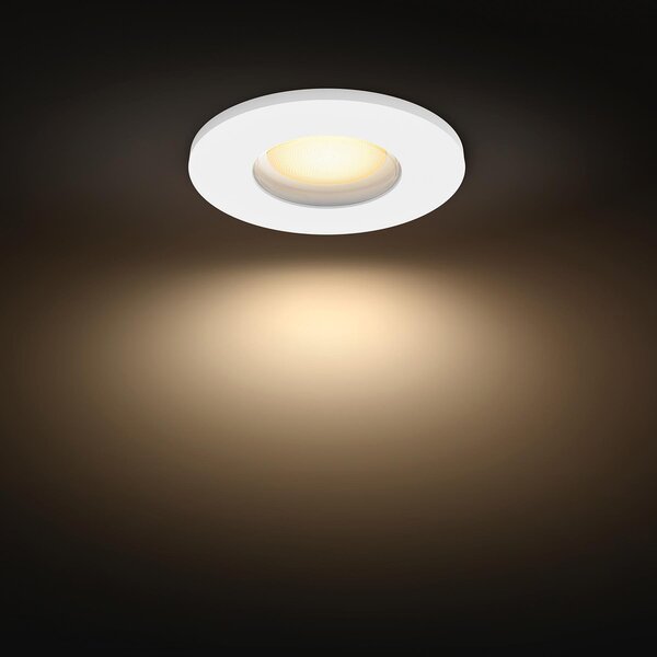 PH 8721103072849 Hue Xamento podhledové LED svítidlo 1x4,2W, 2000-6500K, RGB, IP44, bílá - PHILIPS