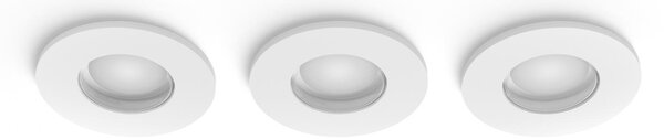PH 8721103072900 Hue Xamento podhledové LED svítidlo 3x4,2W, 2000-6500K, RGB, IP44, bílá (3ks) - PHILIPS