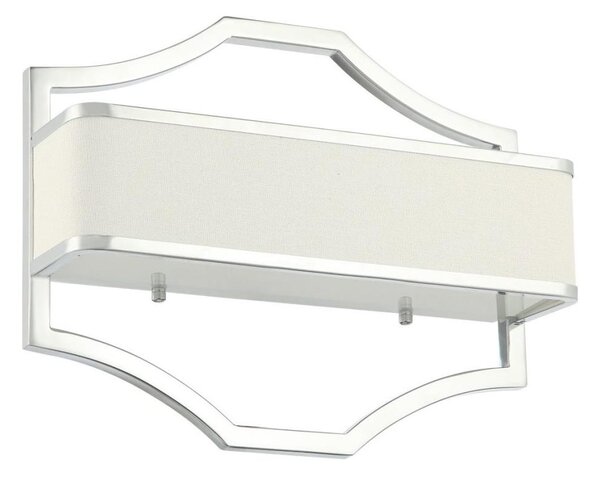 Open Design OR84504 - Nástěnné svítidlo GERDO 2xE14/12W/230V lesklý chrom/bílá