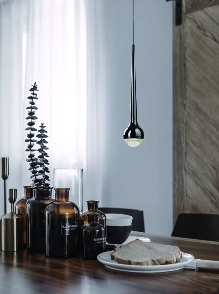 Open Design OR80261 - LED Lustr na lanku CAPPI LED/5W/230V černý chrom