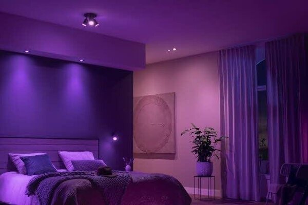 PH 8720169318793 Hue WACA Centura podhledové LED svítidlo GU10 5.7W 350lm 2000-6500K RGB IP20 kulaté hliník - PHILIPS