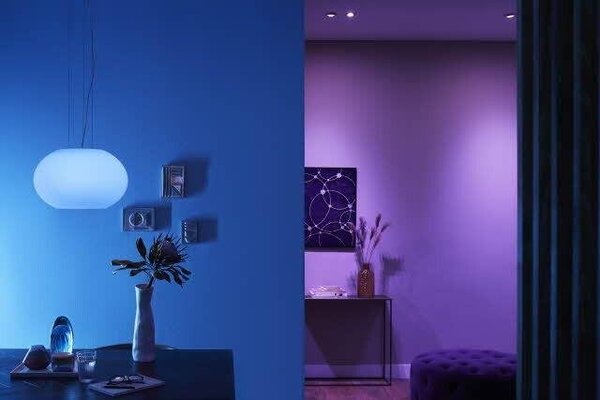 PH 8720169318793 Hue WACA Centura podhledové LED svítidlo GU10 5.7W 350lm 2000-6500K RGB IP20 kulaté hliník - PHILIPS