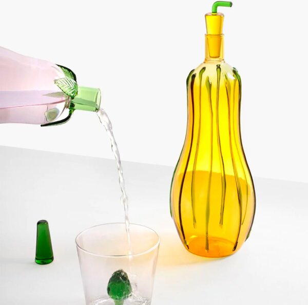 Ichendorf Milano designové karafy Oil Bottle Eggplant
