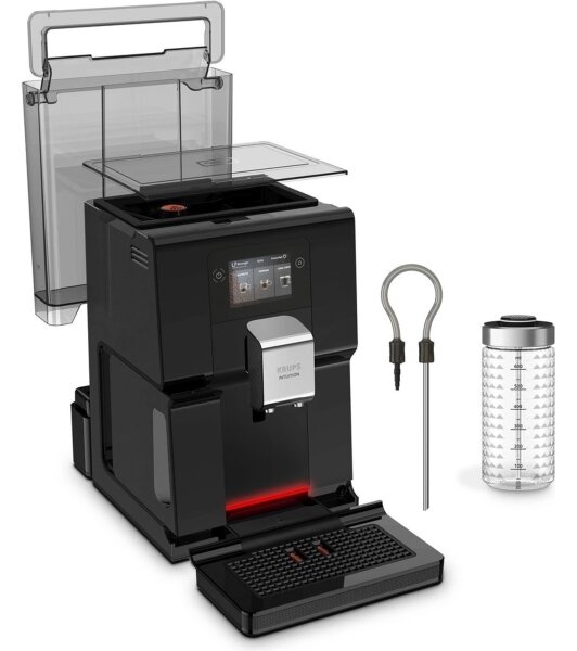 Krups - Aut. kávovar s nádobou na mléko INTUITION PREFERENCE 1450W/230V černá