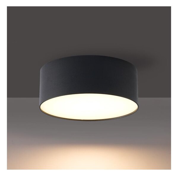 Brilagi - LED Koupelnové stropní svítidlo FORIS LED/14W/230V pr. 12 cm čern IP44