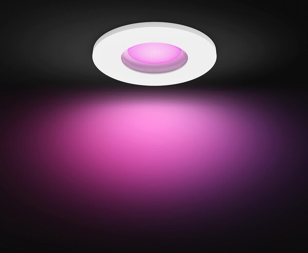 PH 8721103072849 Hue Xamento podhledové LED svítidlo 1x4,2W, 2000-6500K, RGB, IP44, bílá - PHILIPS