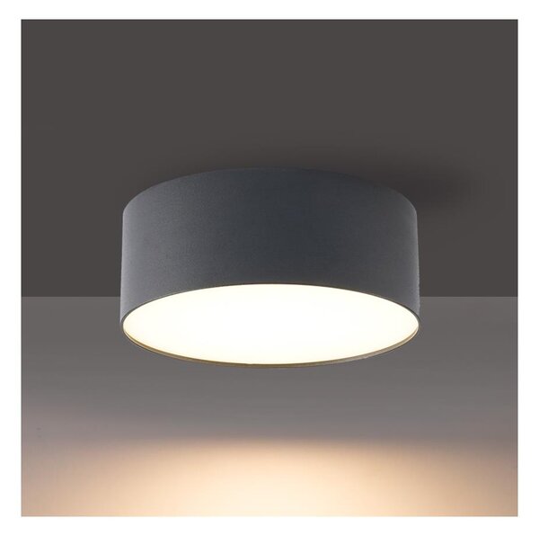 Brilagi - LED Koupelnové stropní svítidlo FORIS LED/14W/230V pr. 12 cm antr IP44