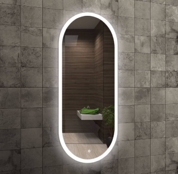 Venti Elipson zrcadlo 45x105 cm oválný s osvětlením 5907459662771