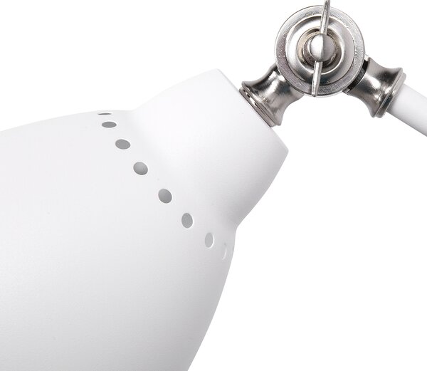 Sada 2 nástěnných lamp MISSISSIPPI Nastavitelná Kov Bílá