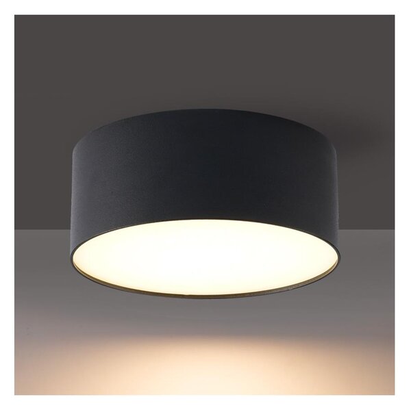 Brilagi - LED Koupelnové stropní svítidlo FORIS LED/20W/230V pr. 15 cm čern IP44