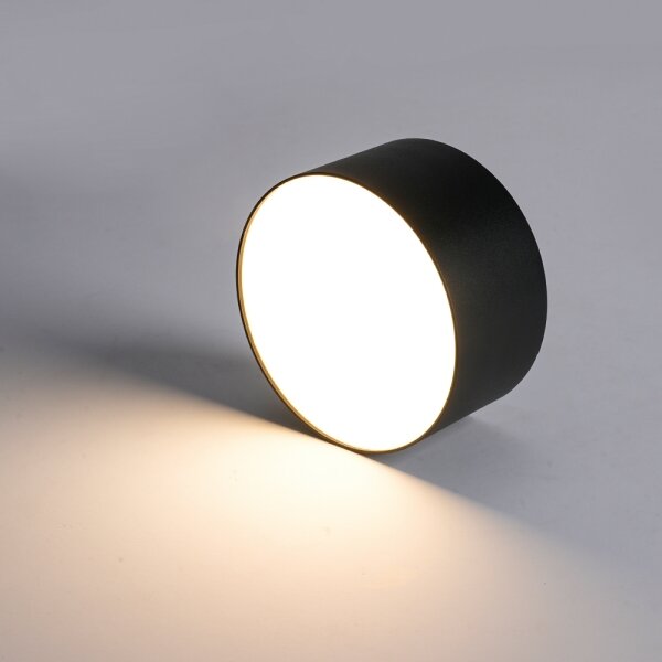 Brilagi - LED Koupelnové stropní svítidlo FORIS LED/20W/230V pr. 15 cm čern IP44