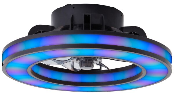 Brilliant - LED RGBW Stmívatelný stropní ventilátor MONDELLO LED/26W/230V + DO