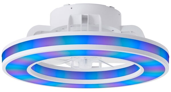 Brilliant - LED RGBW Stmívatelný stropní ventilátor MONDELLO LED/26W/230V + DO