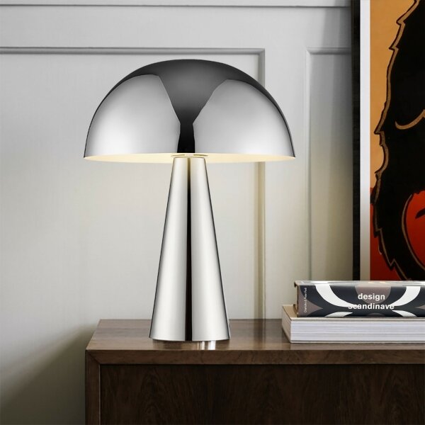 Brilliant - Stolní lampa SIGRUN 1xE14/28W/230V lesklý chrom