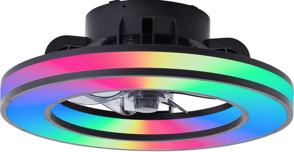 Brilliant - LED RGBW Stmívatelný stropní ventilátor MONDELLO LED/26W/230V + DO