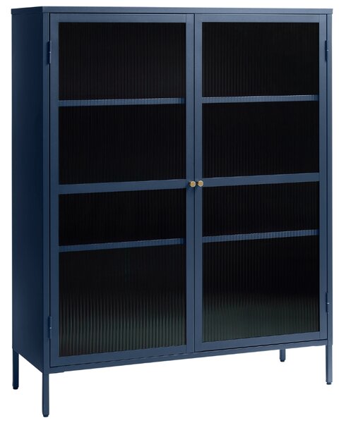 Unique Furniture Kovová vitrína Bronco 140 x 111 cm