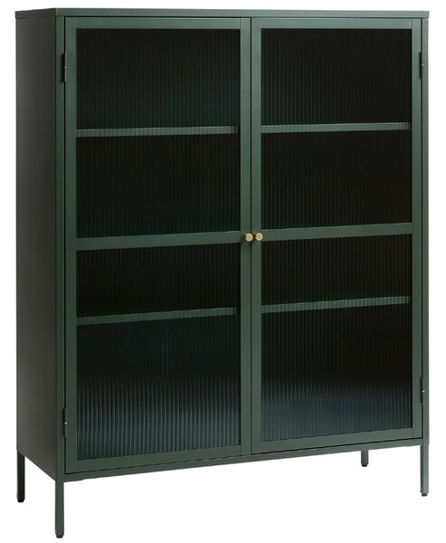 Unique Furniture Kovová vitrína Bronco 140 x 111 cm
