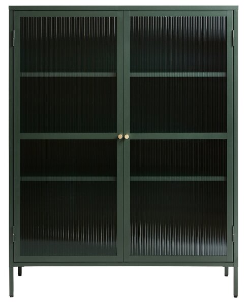 Unique Furniture Kovová vitrína Bronco 140 x 111 cm