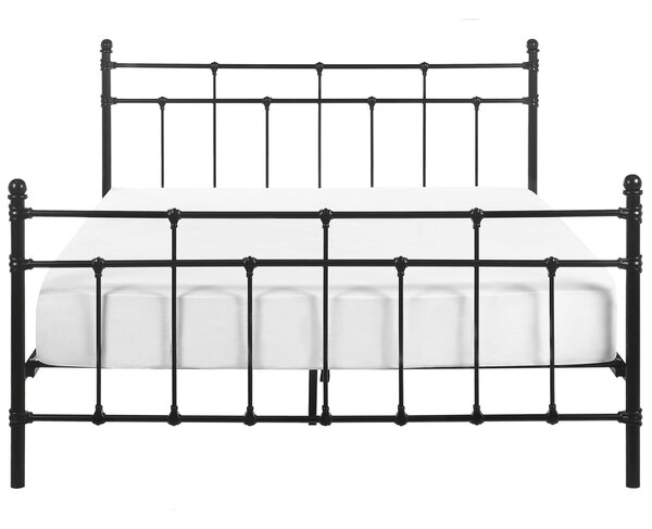 Postel Kov LYNX 140 x 200 cm Černá