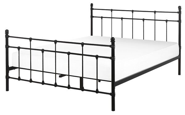 Postel Kov LYNX 140 x 200 cm Černá