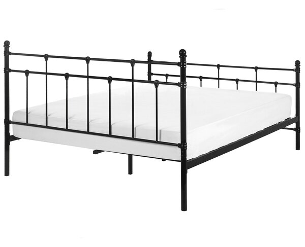 Postel Kov LYNX 140 x 200 cm Černá