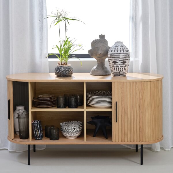 Unique Furniture Dubová komoda Nola 140 x 45 cm