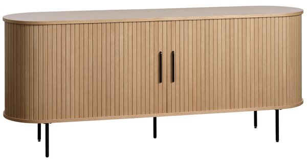 Dubová komoda Unique Furniture Nola 180 x 45 cm
