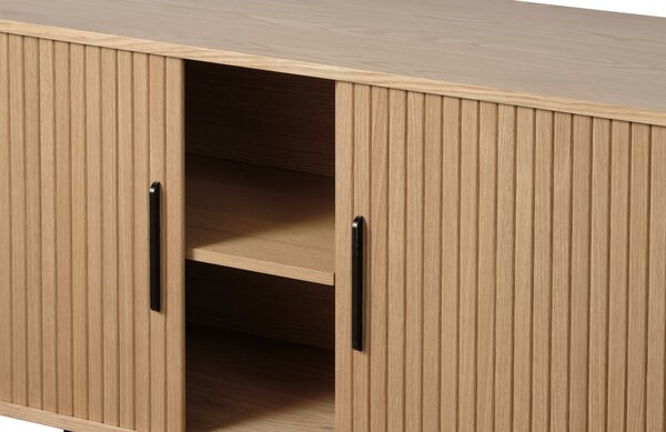 Unique Furniture Dubová komoda Nola 180 x 45 cm