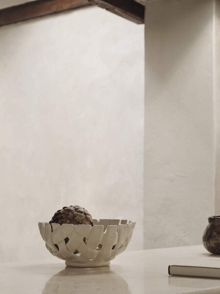 Ferm Living Keramická mísa Plait Bowl Ø24, off-white