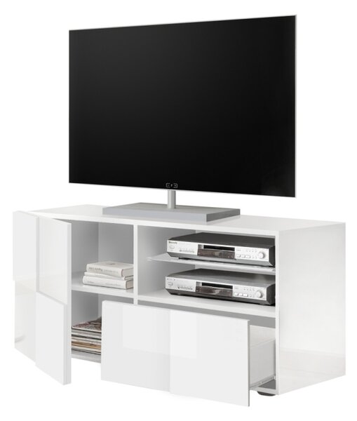TV stolek DAMA I (Bílá lesk)