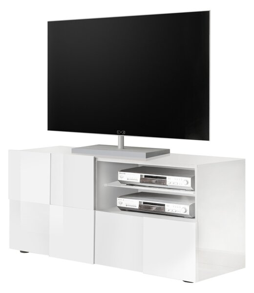 TV stolek DAMA I (Bílá lesk)