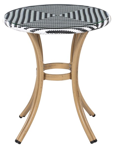 Bistro stolek RIFREDDO 70 cm 70 cm Bezpečnostní sklo Černá