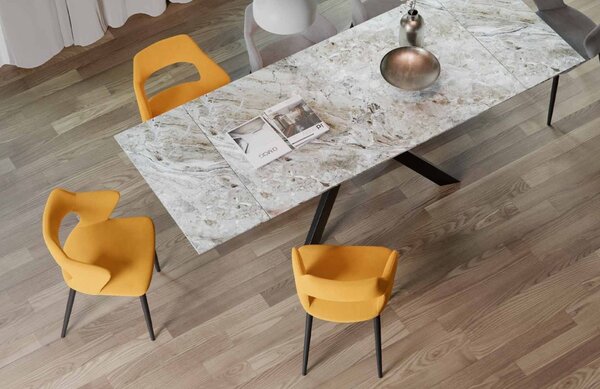 Miotto Keramický rozkládací jídelní stůl Dantoni 160/200/240 x 90 cm