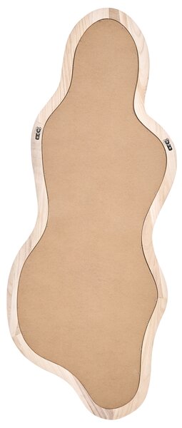 Zrcadlo MONTVALEN 59 cm 150 cm Dřevo paulovnie Světle hnědá